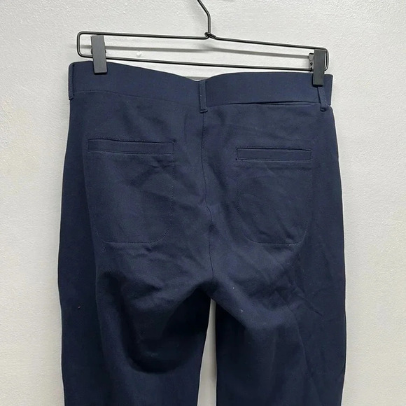 Betabrand Dress Pant Yoga Pants Straight Leg 7 Pocket Elastic Waist Navy Medium - Picture 6 of 10